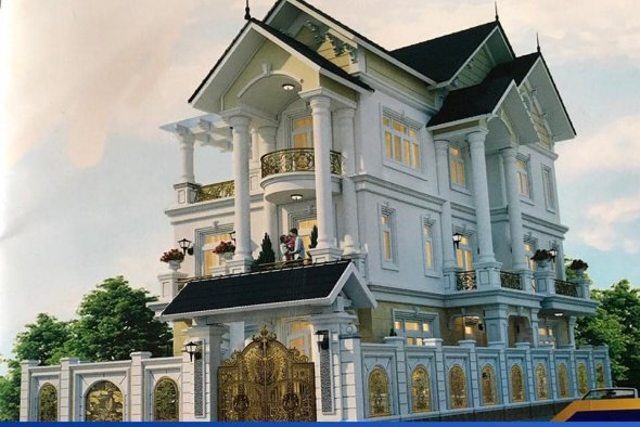 20+ Mẫu biệt thự 3 tầng mái nhật đẹp bùng nổ xu hướng 2022  Copy